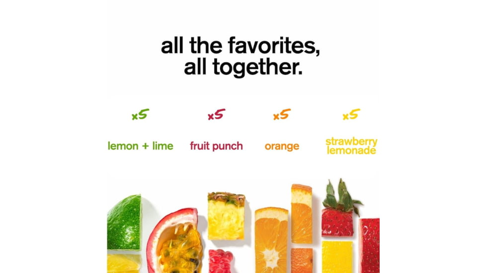 Skratch Labs Hydration Sports Drink Mix, Variety Pack, 440g, 20 Pack Singles, SDM-VAR-22g/20