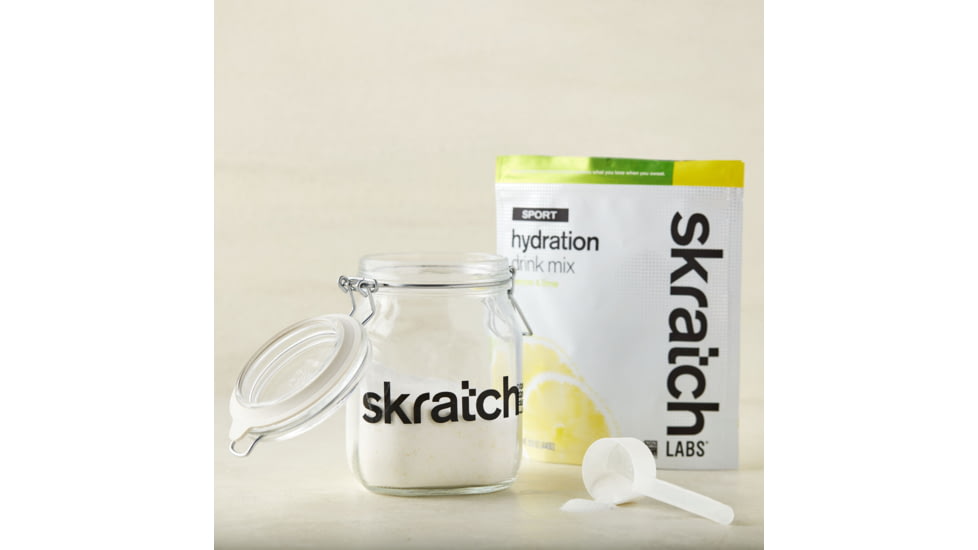 Skratch Labs Mason Jar Food Container, MAS-JAR-CLR-24oz