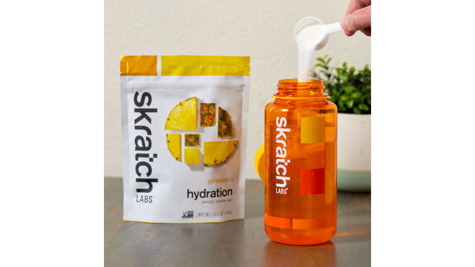 Skratch Labs Nalgene Wide Mouth, 1 liter, Orange, 32 oz, BTL-NAL-ORG-32oz