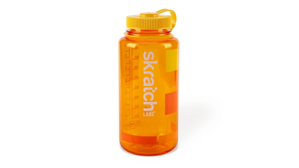 Skratch Labs Nalgene Wide Mouth, 1 liter, Orange, 32 oz, BTL-NAL-ORG-32oz