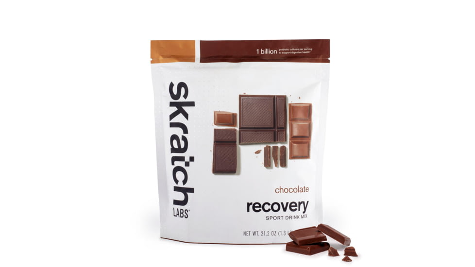 Skratch Labs Recovery Sport Drink Mix, Chocolate, 600g, 12 Serving Bag, RDM-CH-600g
