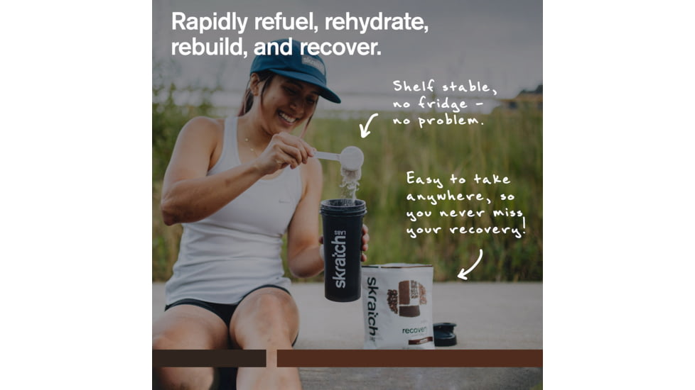 Skratch Labs Recovery Sport Drink Mix, Coffee, 600g, 12 Serving Bag, RDM-FF-600g