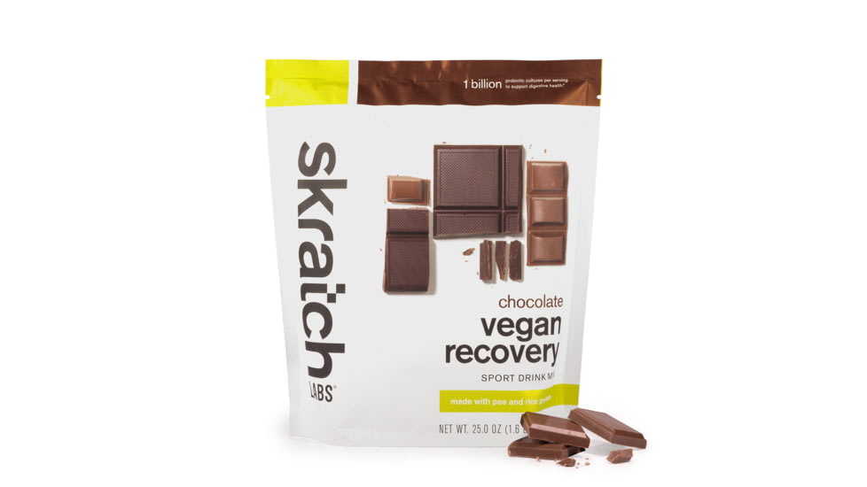 Skratch Labs Recovery Sport Drink Mix, Vegan Chocolate, 600g, 12 Serving Bag, VRDM-CH-708g