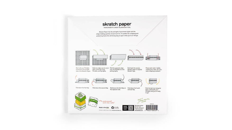 Skratch Labs Skratch Paper 2.0, 8.5x8.5 inch, SPBLK40