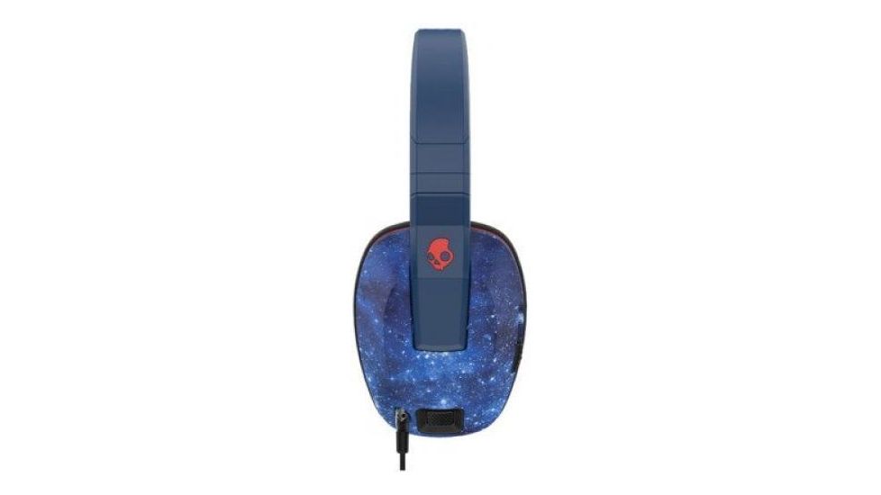 Skullcandy Crusher Wired Headphones w/ Mic. 1, Space/Navy/Red, SGSCGY-444-PS