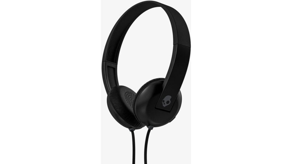 Skullcandy Uproar Wired Headphones w/Ttech, Black/Gray/Black, S5URHT-456