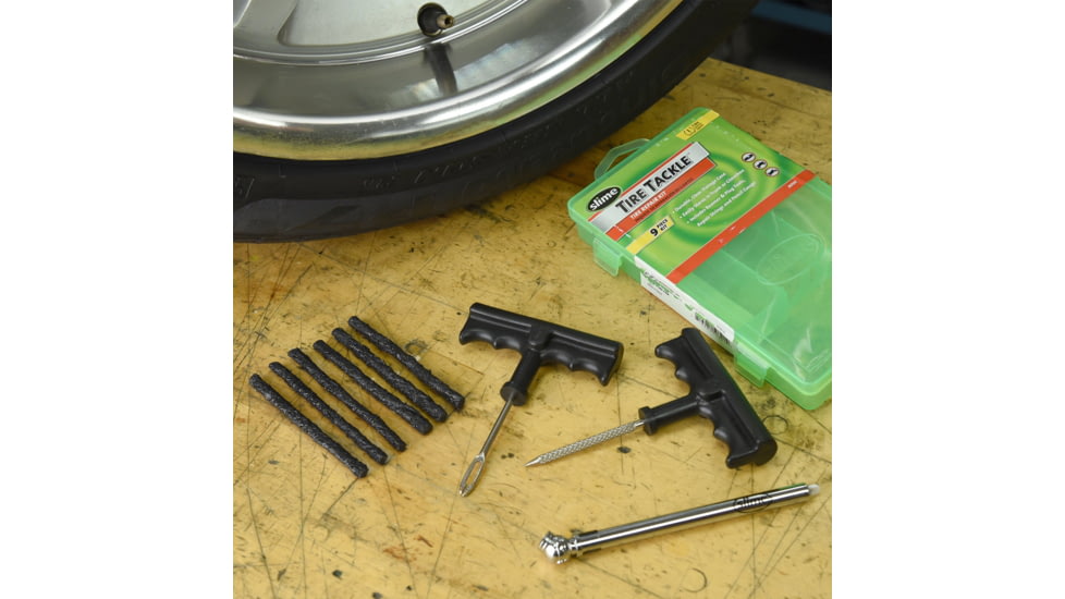Slime 9-Piece Large Tire Tackle Kit, 20133