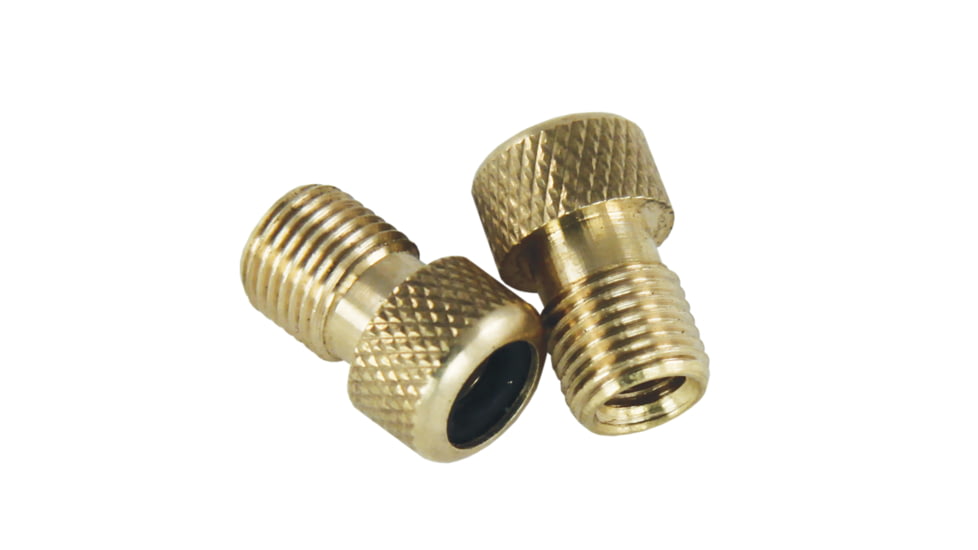 Slime Presta Valve Adapters, 2 Pieces, Gold, 23042