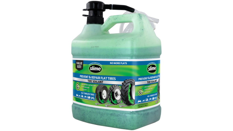 Slime Prevent and Repair Tire Sealant, 1 Gallon, Green, 10163
