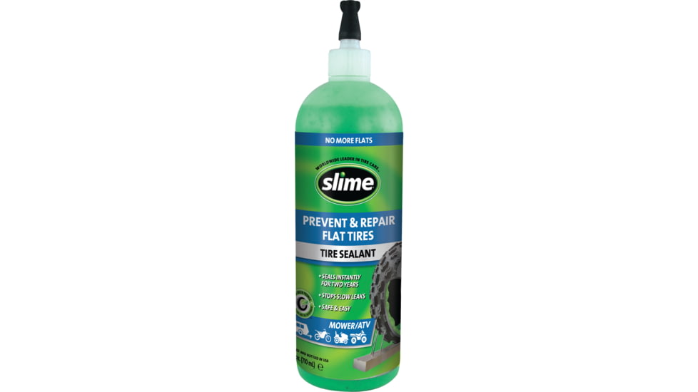 Slime Prevent and Repair Tire Sealant, 24 oz, Green, 10008