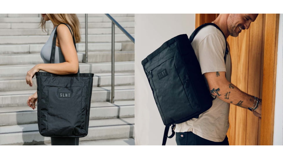 SLNT E3 Convertible Faraday Tote Bag, Black, 17L, SPB-EDC-02