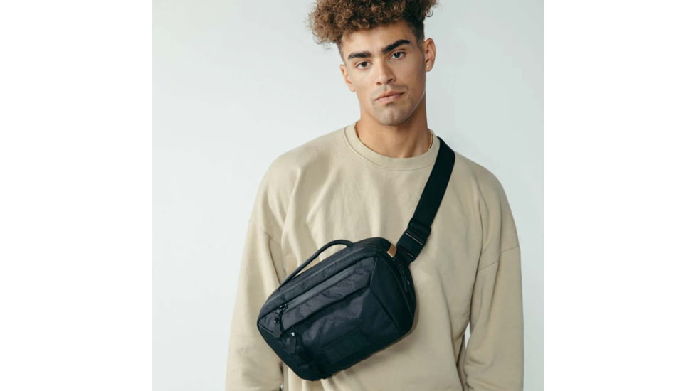 SLNT E3 Faraday Crossbody Organizer Bag, Black, 5L, SPB-EDC-03