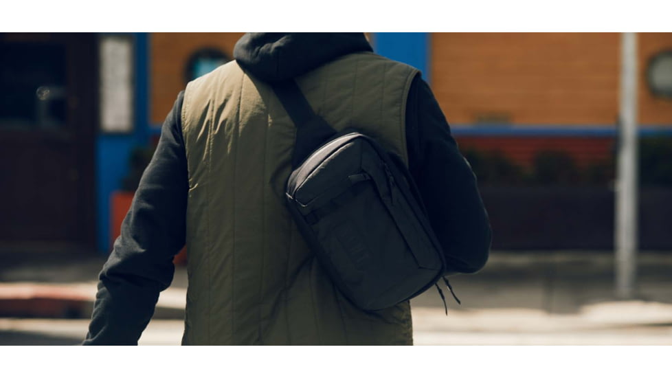 SLNT E3 Faraday Crossbody Organizer Bag, Black, 5L, SPB-EDC-03