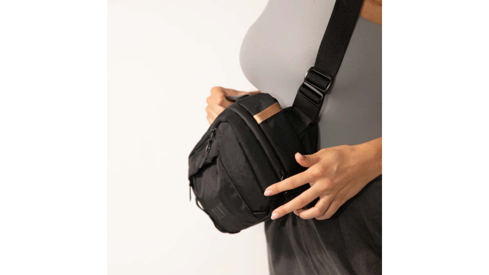 SLNT E3 Faraday Crossbody Organizer Bag, Black, 5L, SPB-EDC-03