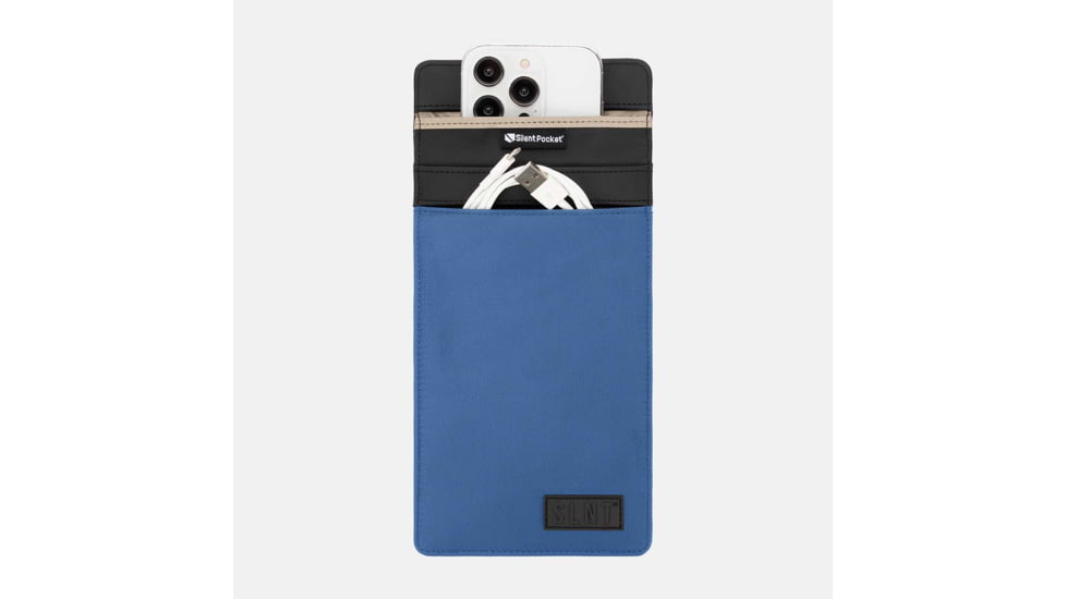 SLNT Faraday Phone Sleeve, Bllue, Medium, SPS-MBLUN