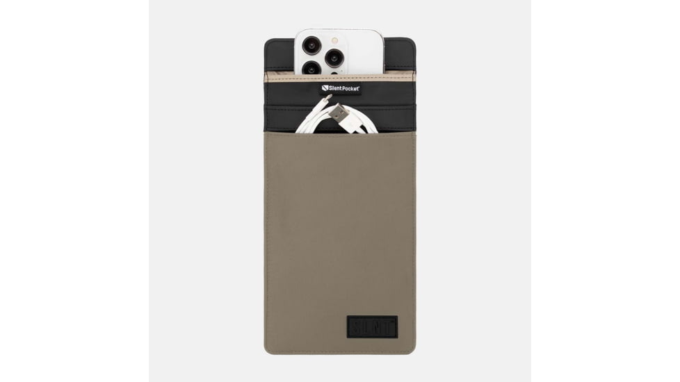 SLNT Faraday Phone Sleeve, Light Grey, Medium, SPS-MNN