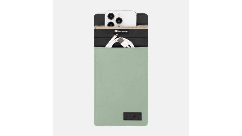 SLNT Faraday Phone Sleeve, Mint, Medium, SPS-MMN