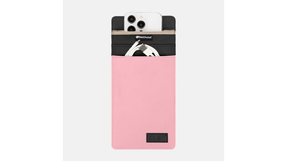 SLNT Faraday Phone Sleeve, Pink, Medium, SPS-MPN