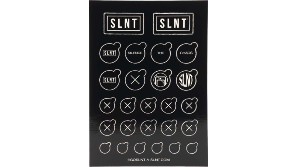 SLNT Privacy Stickers For Phones/Laptops, Black, SPA-PSB