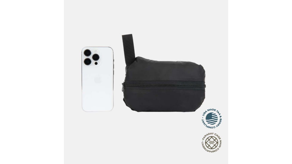 SLNT RF Blocking SSE Faraday Bag, USA TTA, Black, 19L, SL-PKGB-TAA-02