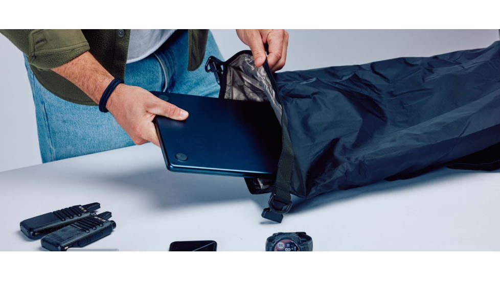 SLNT RF Blocking SSE Faraday Bag, USA TTA, Black, 19L, SL-PKGB-TAA-02