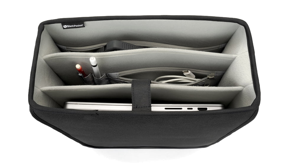 SLNT Structured Insert For Faraday Backpack, Black, 20L, SPB-BPBINSERT-X