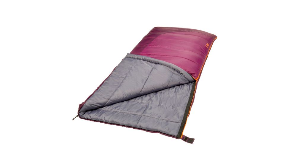 Slumberjack Jenny 0 Womens Reg RH Sleeping Bag, 80 x 34 in, Purple, 51720818RR