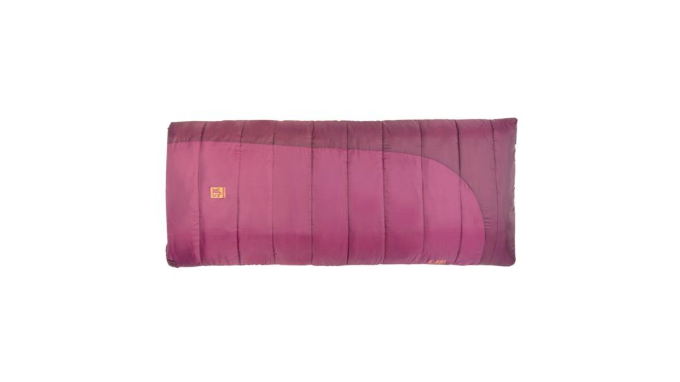 Slumberjack Jenny 0 Womens Reg RH Sleeping Bag, 80 x 34 in, Purple, 51720818RR