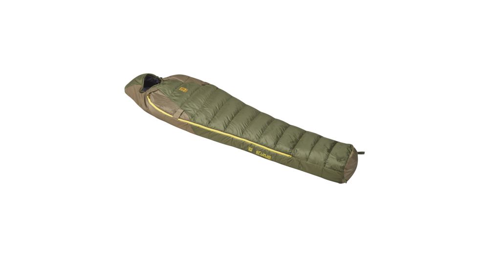 Slumberjack Lapland 40 Deg Long Hybrid Dual Zipper, Two-tone Green, long 51732516-DL