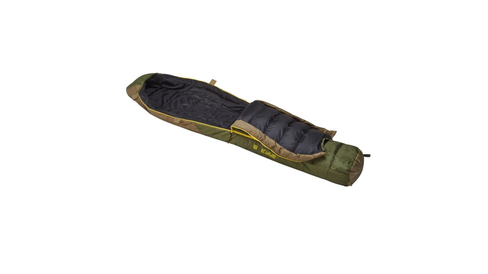 Slumberjack Lapland 40 Deg Reg Hybrid Dual Zipper, Two-tone Green, regular 51732516-DR