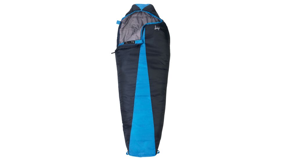 Slumberjack Latitude 40 Degree Regular Sleeping Bag, Blue/Black, Regular, 51723811RR