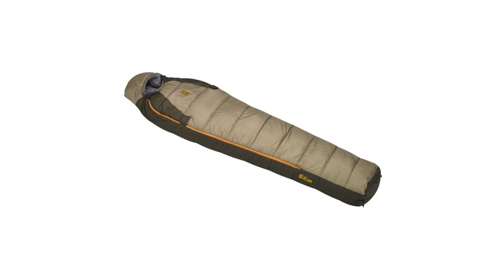 Slumberjack Ronin 20 Degrees Fahrenheit Long Dual Zipper, Two-tone Brown, 51722220DZ