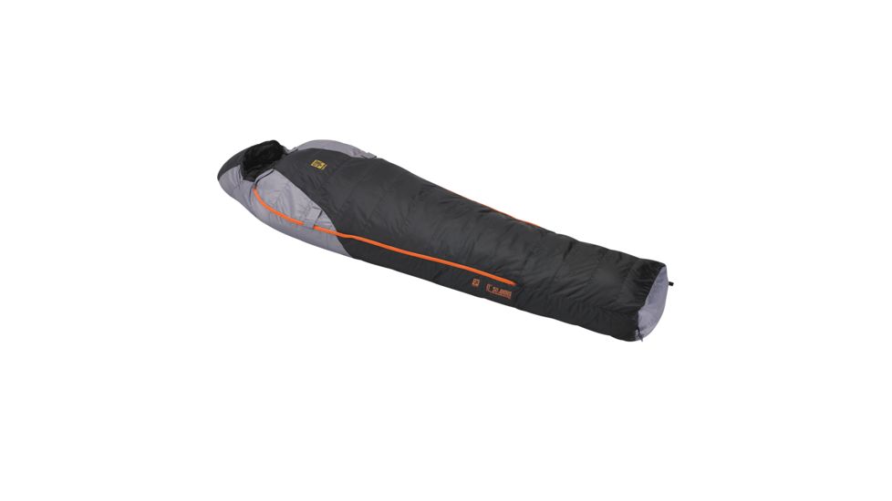 Slumberjack Sojourn 0 Deg 550F Long Dual Zipper, Black &amp; Gray, long 51734316-DL