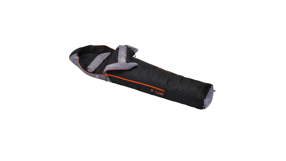 Slumberjack Sojourn 0 Deg 550F Long Dual Zipper, Black &amp; Gray, long 51734316-DL