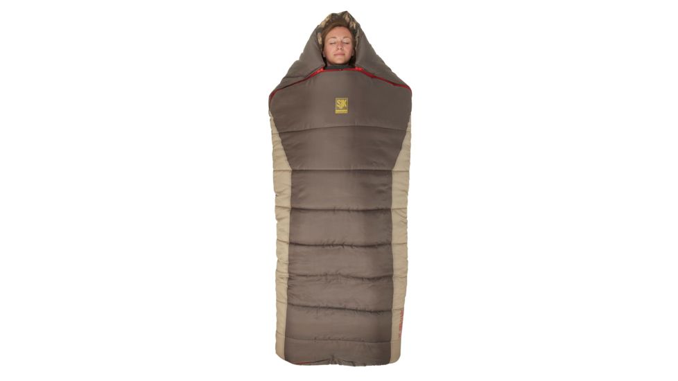 Slumberjack Wheeler Lake Sleeping Bag, -20 Degree Fahrenheit, Brown/Tan/Desert Camo, 51728218