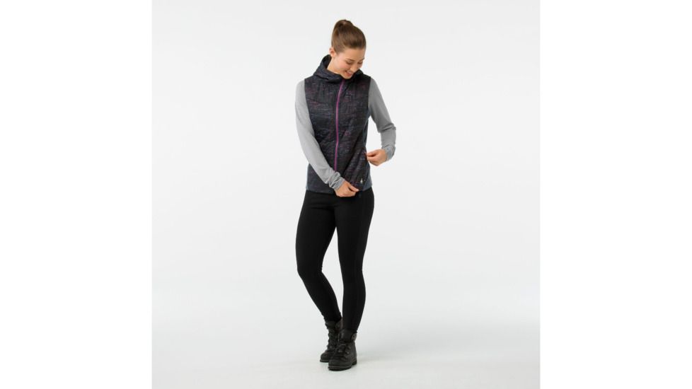 Smartwool Smartloft 60 Hoody Vest-Women's, Dark Night, Extra Large, SW014072A29-XL