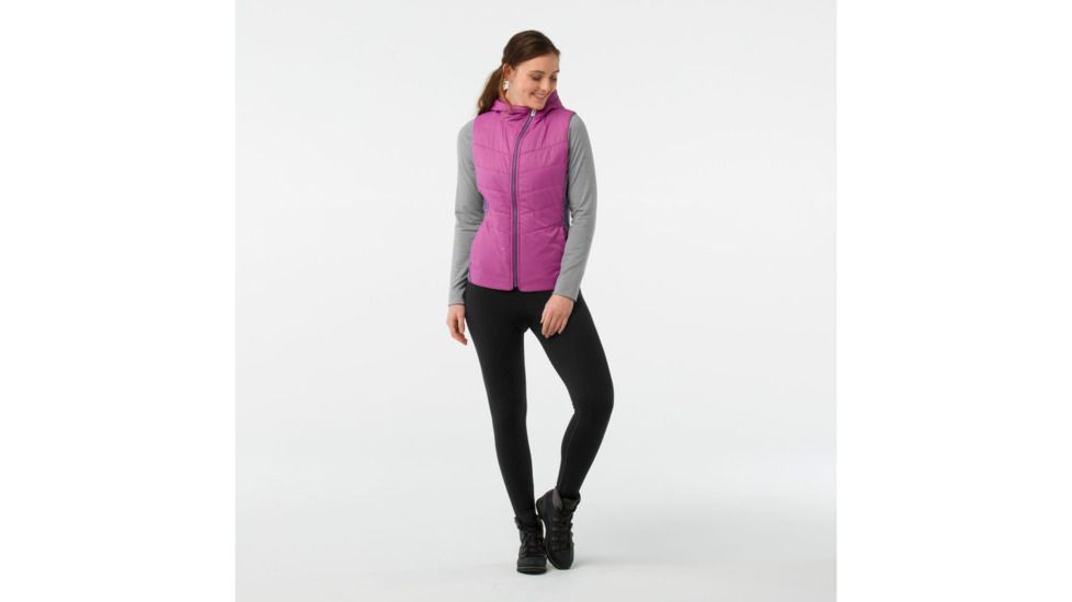 Smartwool Smartloft 60 Hoody Vest-Women's, Meadow Mauve, Small, SW014072A22-S