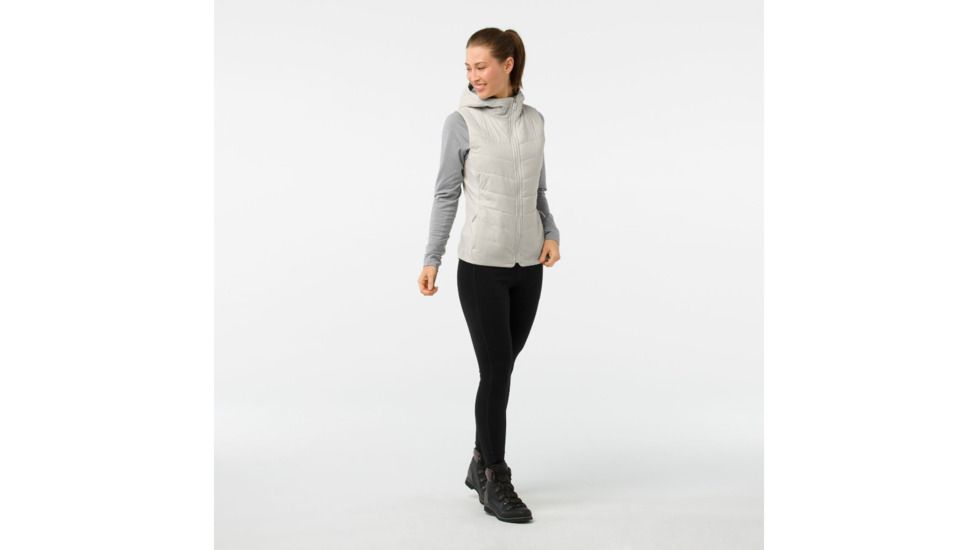 Smartwool Smartloft 60 Hoody Vest-Women's, Silver Birch, Medium, SW014072B05-M