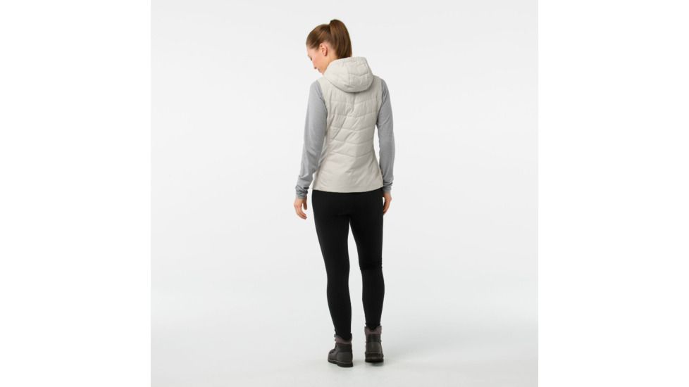 Smartwool Smartloft 60 Hoody Vest-Women's, Silver Birch, Medium, SW014072B05-M