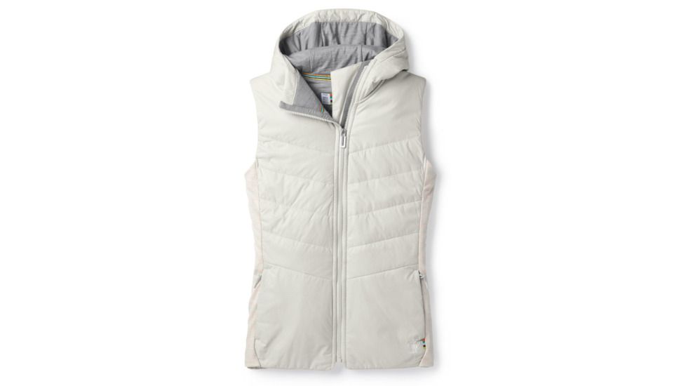 Smartwool Smartloft 60 Hoody Vest-Women's, Silver Birch, Medium, SW014072B05-M