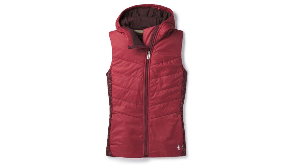 Smartwool Smartloft 60 Hoody Vest-Women's, Tibetan Red, Extra Large, SW014072A25-XL