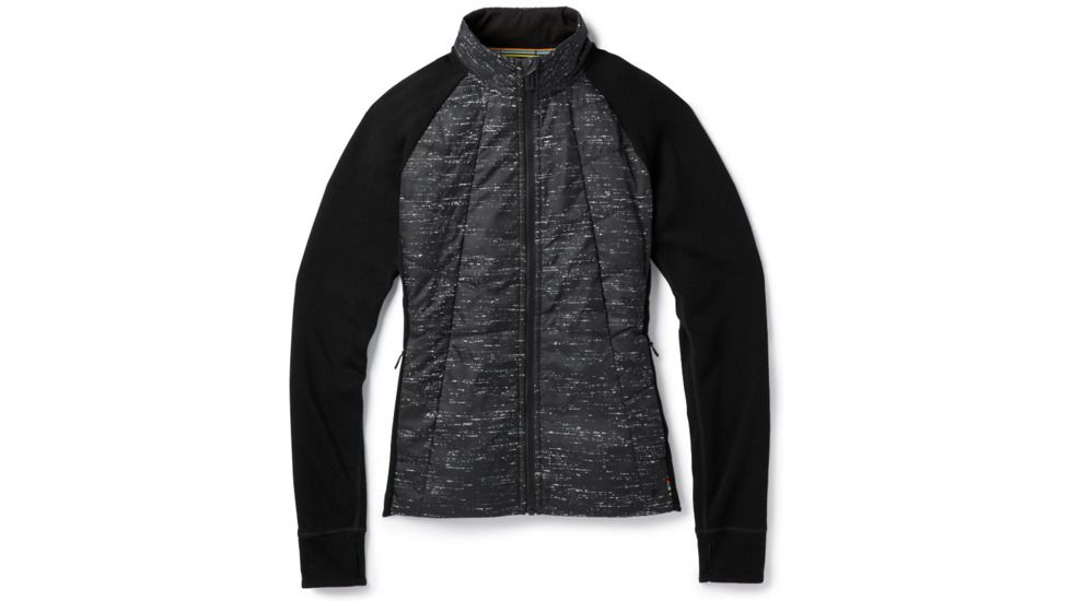 Smartwool Smartloft 60 Jacket-Women's, Black-Light Gray, Medium, SW014074007-M