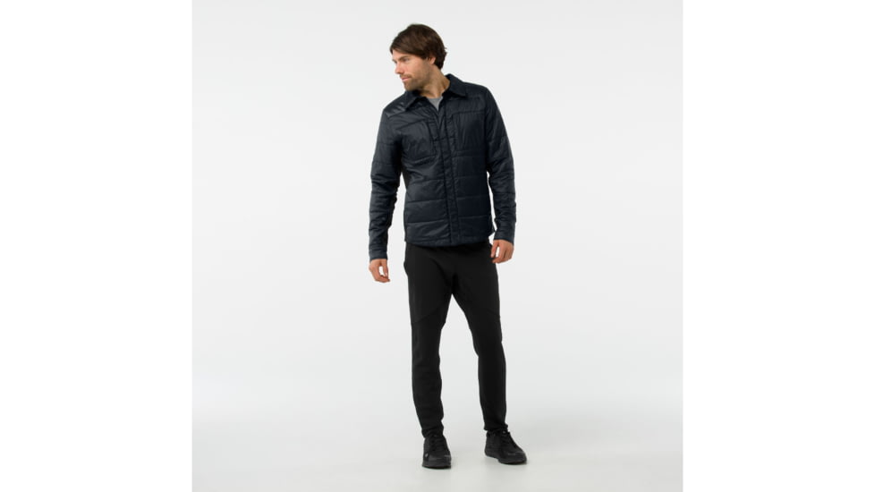Smartwool Smartloft 60 Shirt Jacket-Men's, Black, Small, SW016092001-S