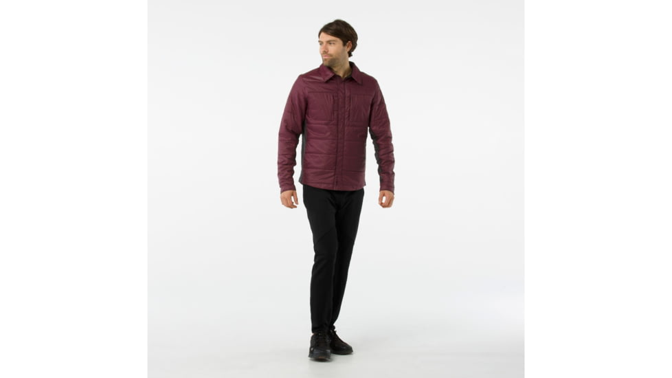 Smartwool Smartloft 60 Shirt Jacket-Men's, Fig, Medium, SW016092A13-M