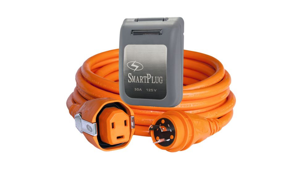 SmartPlug Amp Dual Configuration 50' Cordset w/Tinned Wire &amp;Twist-Type Connector &amp; 30 Amp Non-Metallic Grey Inlet 30 63876