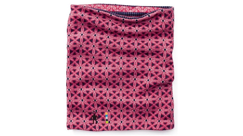 Smartwool 250 Reversible Pattern Neck Gaiter, Potion Pink, One Size, SW0SC9139061FM