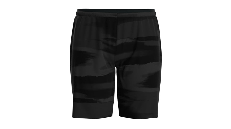 Smartwool Active Lined 8in Short - Mens, Black Horizon Print, 2XL, SW016966L541-XXL