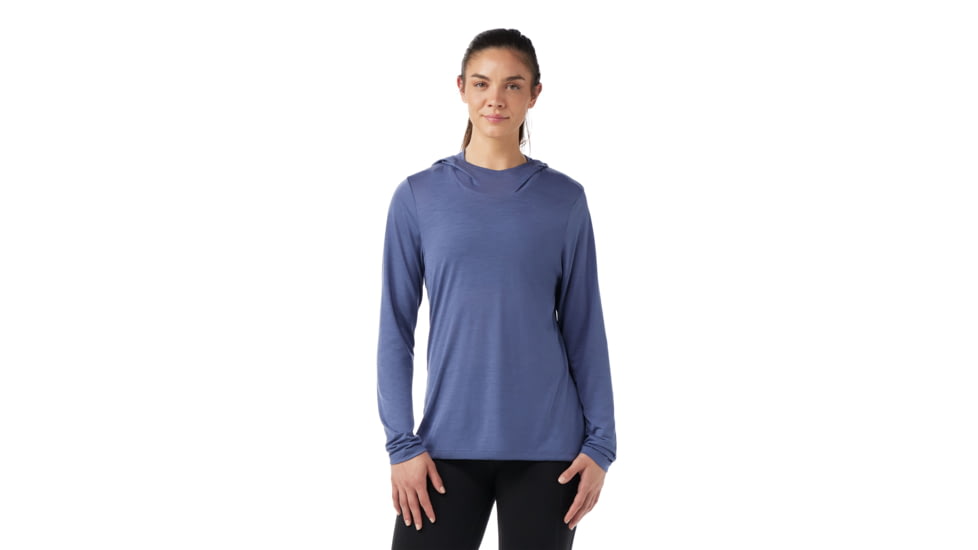 Smartwool Active Ultralite Hoodie - Womens, Nightfall Blue, Extra Large, SW016592P4310XL000