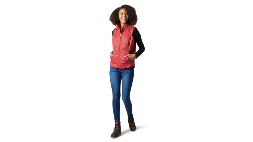 Smartwool Anchor Line Reversible Sherpa Vest - Womens, Masala, Medium, SW019268D42-M