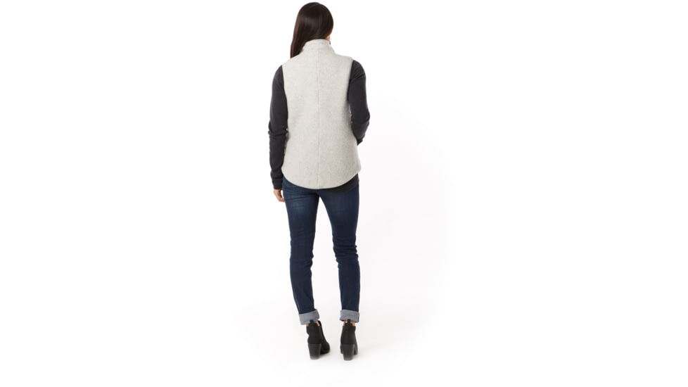 Smartwool Anchor Line Reversible Sherpa Vest - Womens, Storm Gray, Extra Small, SW019268C24-XS